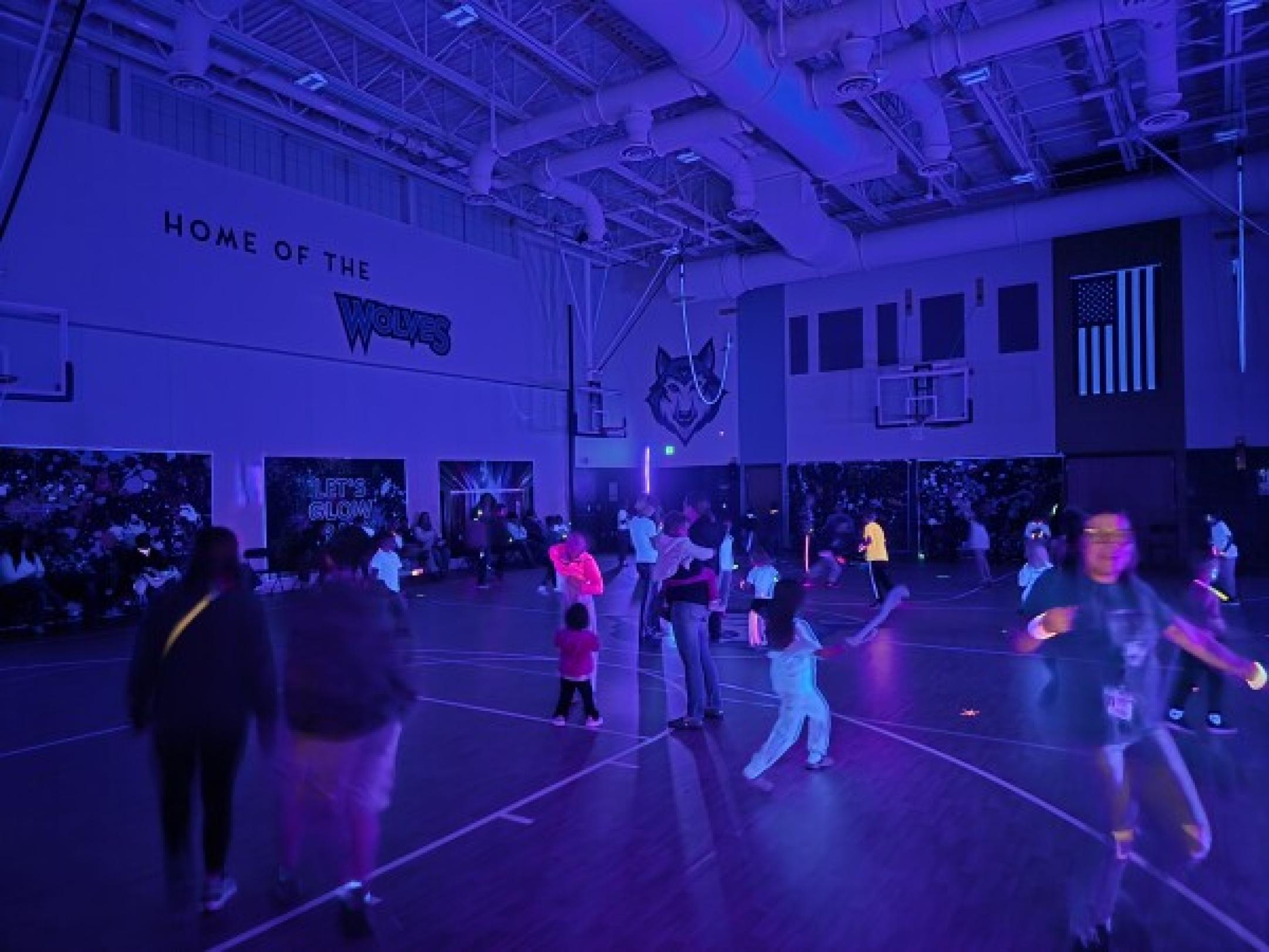 Everyone glows with excitement!
